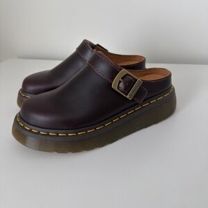 Dr. Martens Laketen Atlas Leather Slingback Clogs